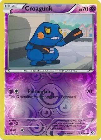 Boundaries Crossed Croagunk #65/149 reverse holo